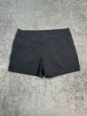 5 11 shorts chino tático feminino 12 preto jeans logotipo algodão elástico cintura alta - Imagem 1 de 4