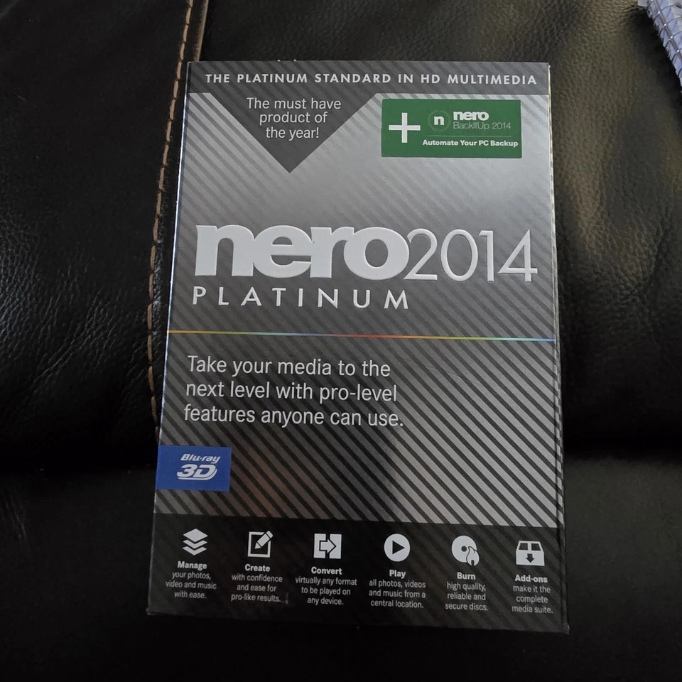 NERO 2014 PLATINUM / media software Sealed New. Fast Ship  - Image 1 of 4