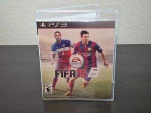 PS3 FIFA 15 Soccer Game Clean Mint Disc CIB + Inserts Football 2014 EA Sports - Picture 1 of 3