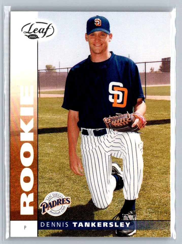 2002 Leaf #156 Dennis Tankersley ROOKIE MLB San Diego Padres - Image 1 of 2