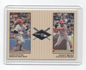 Fisk & Bench 2002 Greats of the Game Dueling Duos #1 of 29 DD w/sleeve - Picture 1 of 2