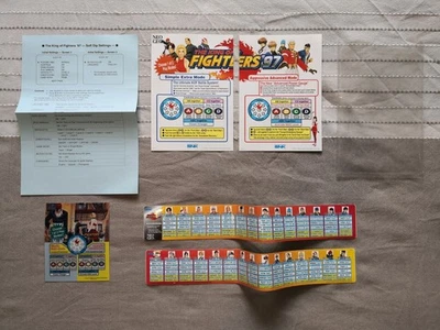 ARTSET THE KING OF FIGHTERS 97 ARCADE MVS NEOGEO - Photo 1/4