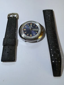 Orologio Uomo Subacqueo SELHOR 04 Meccanico Sport 1970 Bracciale Tropic - Foto 1 di 10
