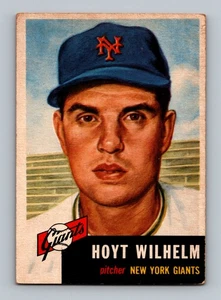 1953 Topps #151 Hoyt Wilhelm FR-GD (wrinkle) Vintage HOF Baseball Card - Picture 1 of 2