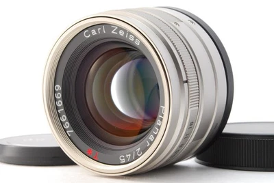 [Quase não usada] Contax Carl Zeiss Planar T* 45mm f/2 lente para G1 G2 do Japão - Imagem 1 de 4