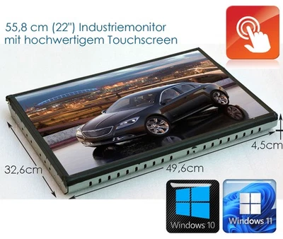 MONITOR TOUCHSCREEN 55,8 cm 22" OPENFRAME 3M FORMATO 16:10 PER WINDOWS XP 7 10 11 - Immagine 1 di 4