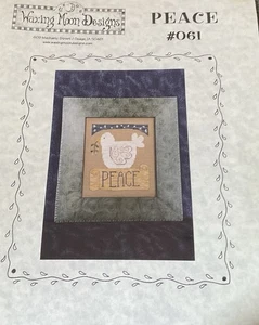 Waxing Moon Designs Cross Stitch Pattern Peace #061 Inc Linen Thread New - Picture 1 of 5