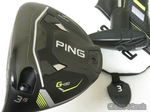 PING G430 Max Fairway 15° 3 Wood Alta CB 65 SR-Flex SENIOR +Cover LEFT LH MINT - Picture 1 of 5