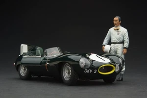 Exoto XS | 1:18 | JAGUAR WORKS TEAM | 1954 Jaguar D-Type | Reims | # RLG88008DF - Picture 1 of 24
