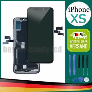 Komplett LCD Display für iPhone XS Retina HD Bildschirm 3D Touchscreen Schwarz - Bild 1 von 9