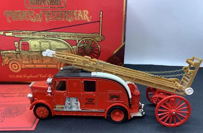 MATCHBOX MODELS OF YESTERYEAR YS9D 1936 LEYLAND CUB FK7 RED FIRE ENGINE MIB - Image 1 of 4