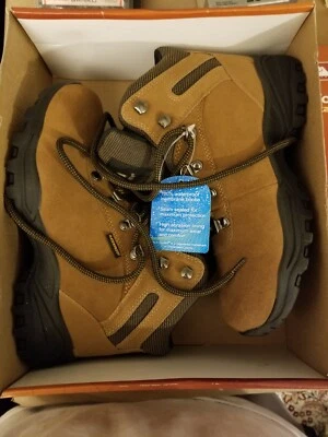 Botas impermeables de cuero para senderismo Ozark Trail Greta marrón para mujer talla 8,5 - nuevas en caja Foto 1 de 4