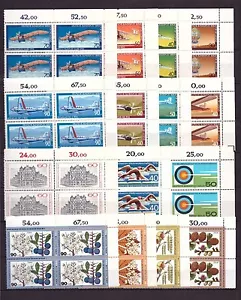U0093) BERLIN 40 DIFFERENT BLOCKS OF FOUR MNH ALL CORNER MARGIN, 3 PICTURES 4569 - Picture 1 of 3