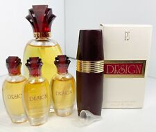 DESIGN Paul Sebastian Fine Perfume 1.7 fl oz + Purse Spray+3 Minis VINTAGE RARE!