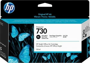 HP 730 INK JET ORIGINALE NERO FOTO P2V67A DA 130 ml DESIGNJET T1600 36 – ZOLL - Foto 1 di 1