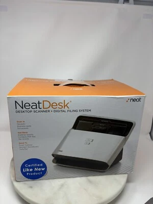 Neat NeatDesk Desktop Scanner & Digital Filing System Home ND-1000 FOR PARTS - Image 1 of 4