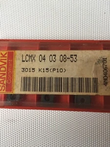 Sandvik - 6 x New Carbide Drilling Inserts LCMX 04 03 08-53 3015 - Imagen 1 de 2
