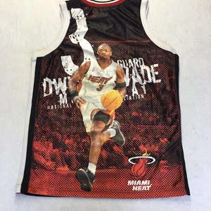 Dwayne Wade #3 Miami Heat SEWN MAJESTIC NBA Jersey Photo Image Youth Large 14 16 - Picture 1 of 5