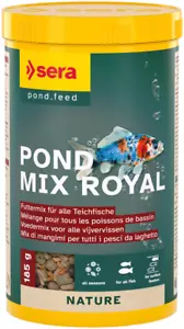 1 Liter sera Pond Mix Royal Fischfutter Flocken Granulaten Gammarus Teichfische  - Bild 1 von 2