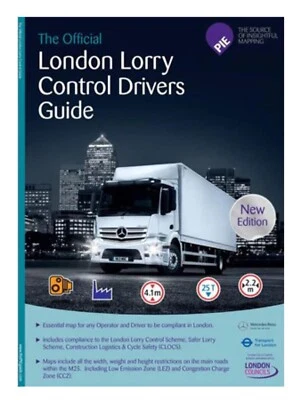 London Lorry Control Drivers Guide Map New Edition From The Pie Guide - Image 1 of 3