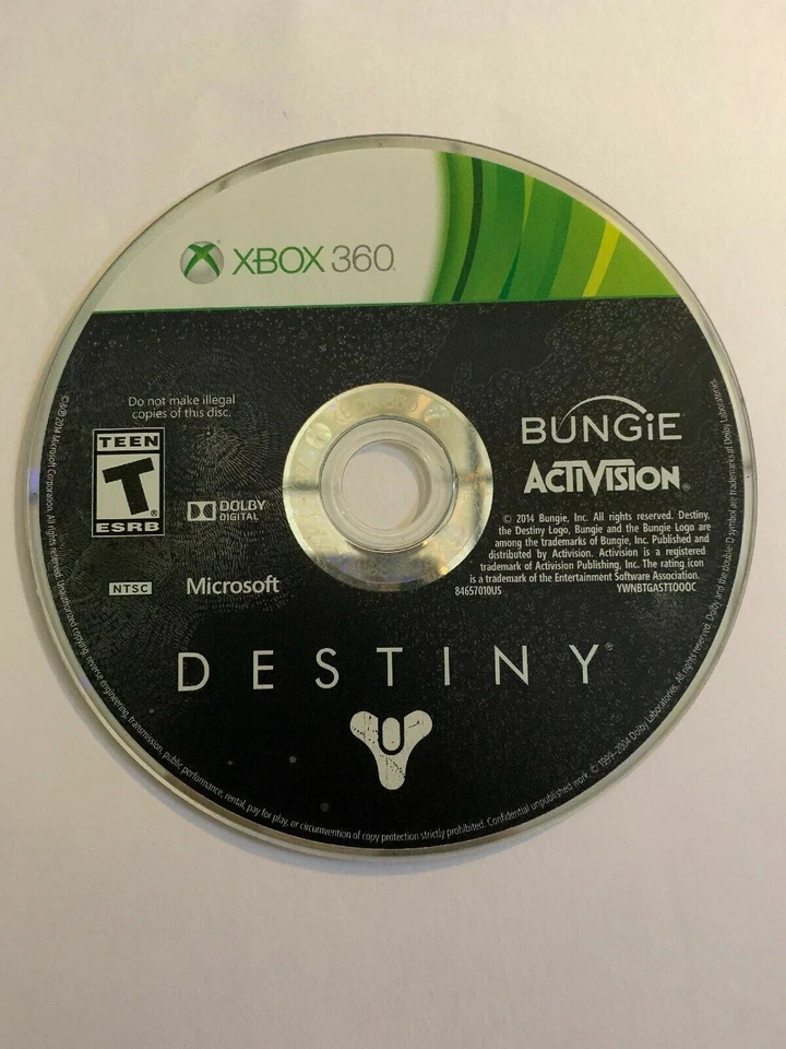DESTINY - XBOX 360 - GAME ONLY - FREE S/H -(G2) - Image 1 of 1
