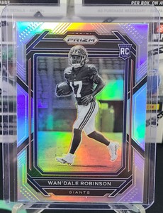 WAN'DALE ROBINSON 2022 Prizm Black & White Variation Silver SSP ROOKIE RC