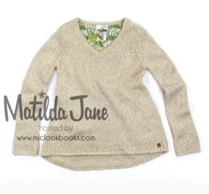 NWT girls tween Matilda Jane Hello Lovely Just Chillin Sweater size 12 NEW - Picture 1 of 3