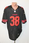 San Francisco 49ers NFL Football Jersey Shirt Nike Black Red Size 56 #38 HAYNE