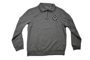 Junk Food Mens NFL League Shield Pullover 1/4 Zip Sweatshirt New L - Picture 1 of 1