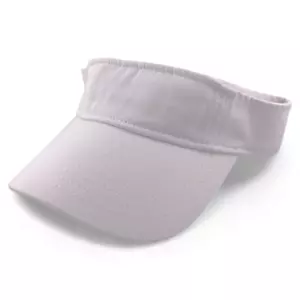 Blank White (For Custom Embroidery) Adjustable Strap Golf Visor Hat Cap OSFA - Picture 1 of 3