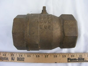 Válvula de bola de latón 2 1/2" 800 WOG 150 SWP con bola SS sin mango - Imagen 1 de 7