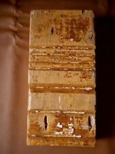 Architectural Salvage Small Wood Work Rosette Farmhouse Restoration apx 4.5x9.5