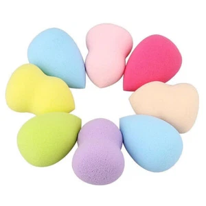 8 Stück Beauty Make-up Schwamm Mixer makellos latexfrei Foundation Puff Neu - Bild 1 von 7