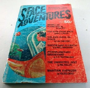 Space Adventures #12 Winter 1970 Volume No. 12 Sci-Fi Magazine digest Earl Repp - Picture 1 of 4