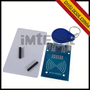 MODULO RFID RC522 + LLAVERO TAG +TARJETA 13,56 Mhz ARDUINO lector Electrónica - Imagen 1 de 5