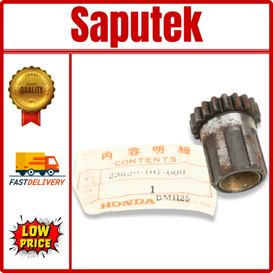 Honda CB100 CL100 SL100 Gear Primary Starter 19T Nos Genuine Japan 23520-107-000 - Image 1 of 4