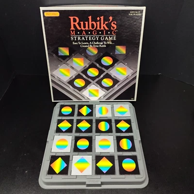 Rubik's Magic Strategy Board Game - 1987 Matchbox Vintage 80's - complete - Image 1 of 4