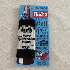 Freaker USA Beverage Insulator Koozie Very Expensive Wine Bottle - Picture 1 of 3
