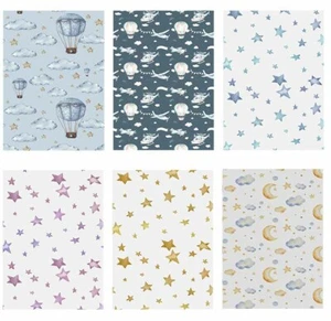 Star Moon Cloud Self-adhesive Wallpaper Peel&Stick For Children's Bedroom Decor - Picture 1 of 21