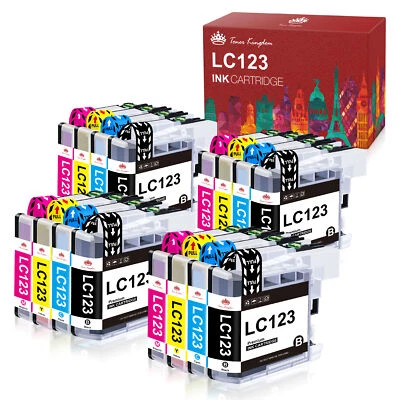 1-10 kompatible Druckerpatronen für Brother LC123 XL MFC-J4410DW DCP-J4110DW MFC - Bild 1 von 4