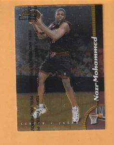 Nazr Mohammed Philadelphia 76ers 1998-99 Finest #250 RC Kentucky Wildcats 1Q - Bild 1 von 2