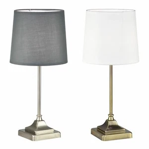 Classic 47cm Table Lamp or Bedside Lights with Fabric Shade - Picture 1 of 9