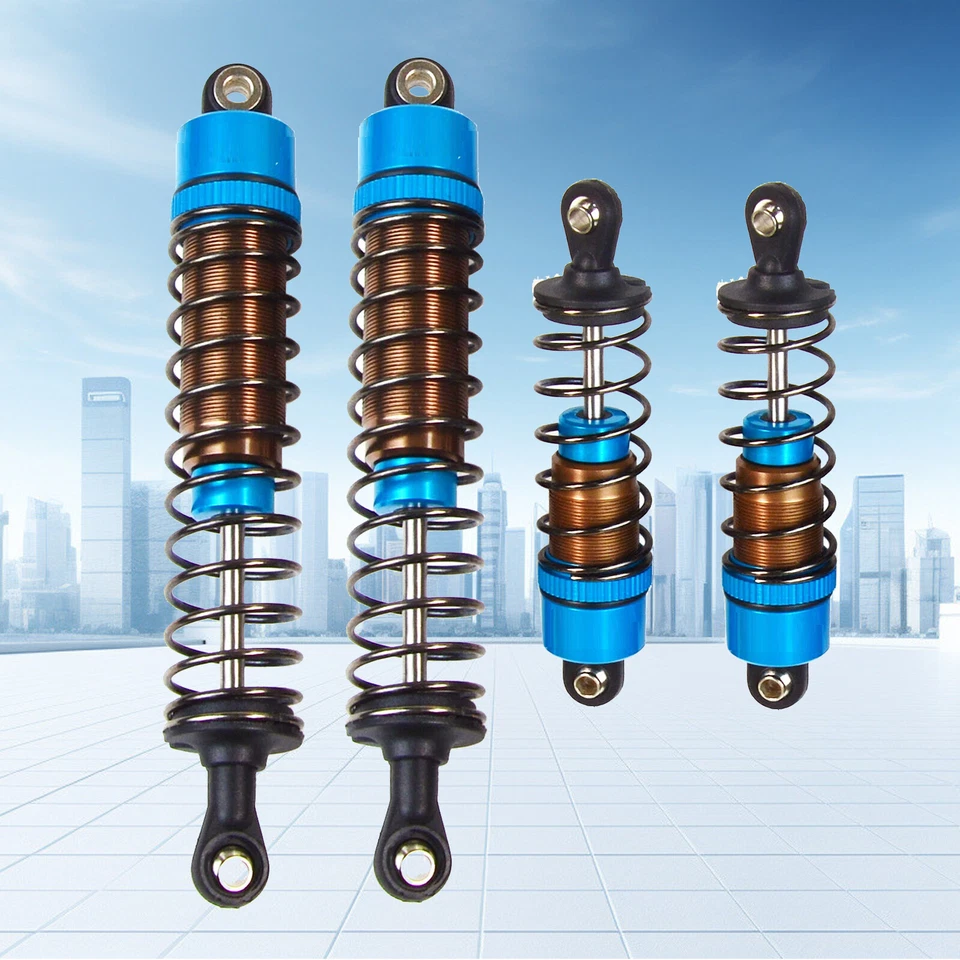 Amortiguador amortiguador delantero/trasero de aceite de aluminio para Tamiya DT-03/DT-02/TT-02B