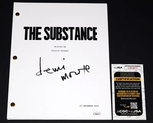 DEMI MOORE Signed THE SUBSTANCE Full Movie SCRIPT Screenplay + JSA COA autograph - Picture 1 of 2