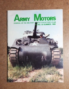 1985 Army Motors Journal of the Military Vehicle Collector's Club No 33 - Picture 1 of 11