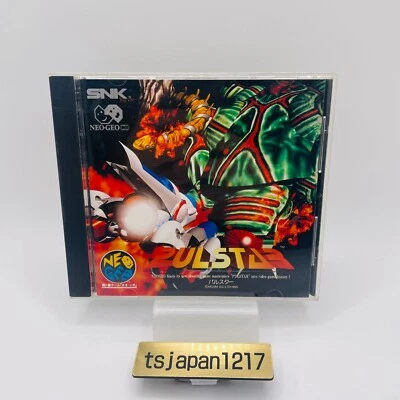 PULSTAR Neo Geo CD ROM SNK Horizontal Scroll Shooting Game Software 1995 Eicom - Image 1 of 4