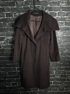 Dale Dressin Womans 8 Medium Brown Amicale Baby Llama Wool Fur Coat - Picture 1 of 10