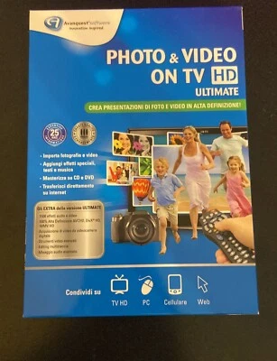 SOFTWARE AVANQUEST PHOTO AND VIDEO ON TV HD ULTIMATE BOX IN ITALIANO nuovo - Image 1 of 2