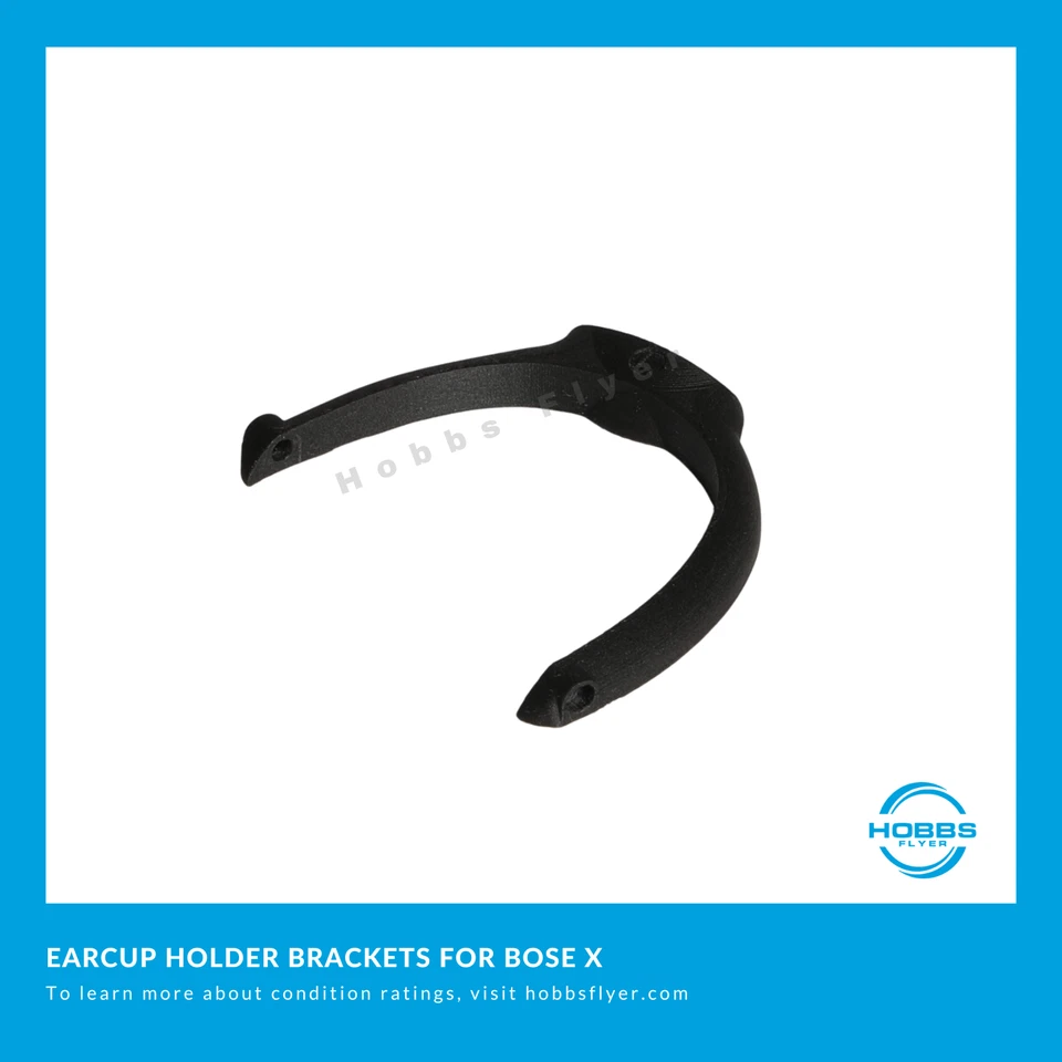 Bose X (A10) Headset Ear Cup Stirrup Yoke Bail Speaker Holder - Left or Right - Image 1 of 1