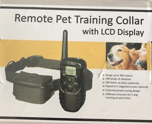 Petaliner Fernbedienung Haustier Training Halsband mit LCD Display - Bild 1 von 2